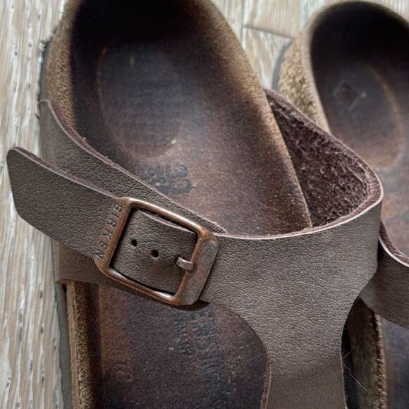 Birkenstock Gizeh Sandal Brown Sz33 - Picture 2 of 12